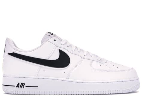 nike airforce zwart met wit|air force 1 wit.